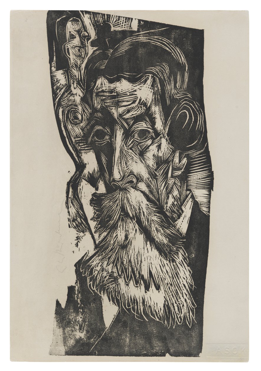 Porträtt av Ludwig Schames av Ernst Ludwig Kirchner