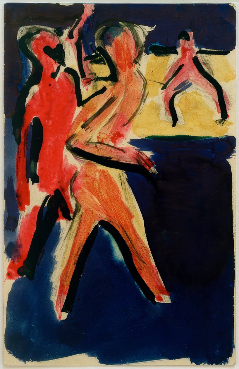 Vykort till Erich Heckel från 23 av Ernst Ludwig Kirchner