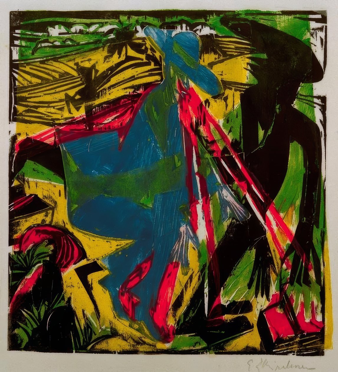 Schlemihls möte med skuggan av Ernst Ludwig Kirchner