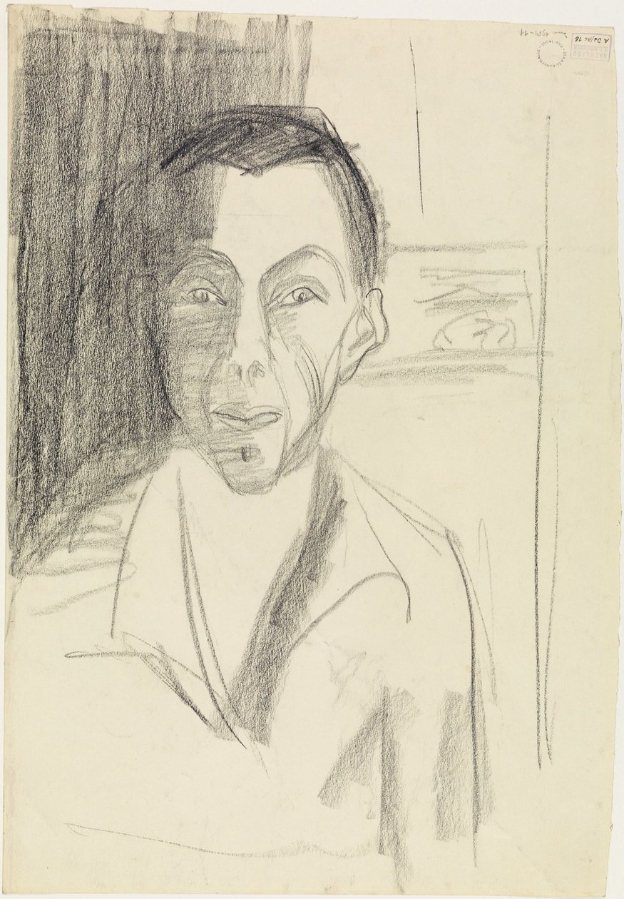 Självporträtt av Ernst Ludwig Kirchner