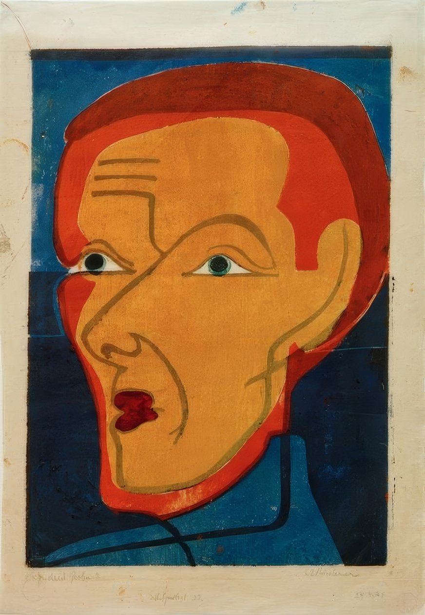 Självporträtt av Ernst Ludwig Kirchner