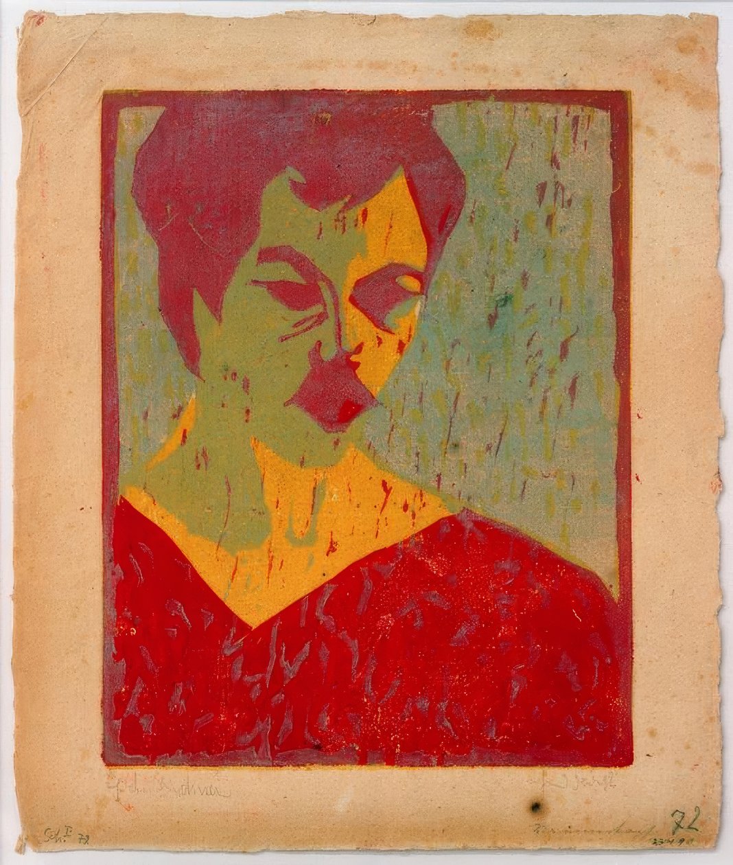 Självporträtt av Ernst Ludwig Kirchner