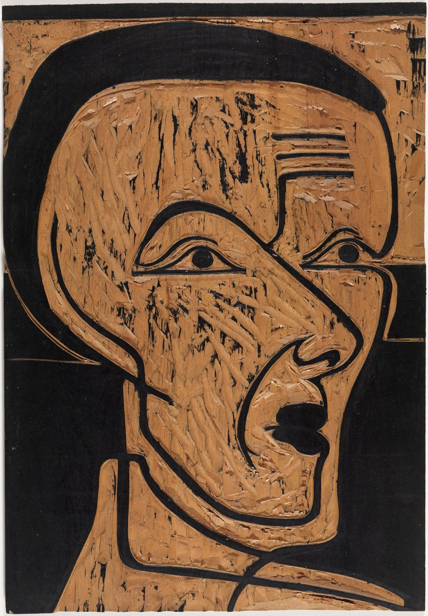 Självporträtt, teckningsblock av Ernst Ludwig Kirchner