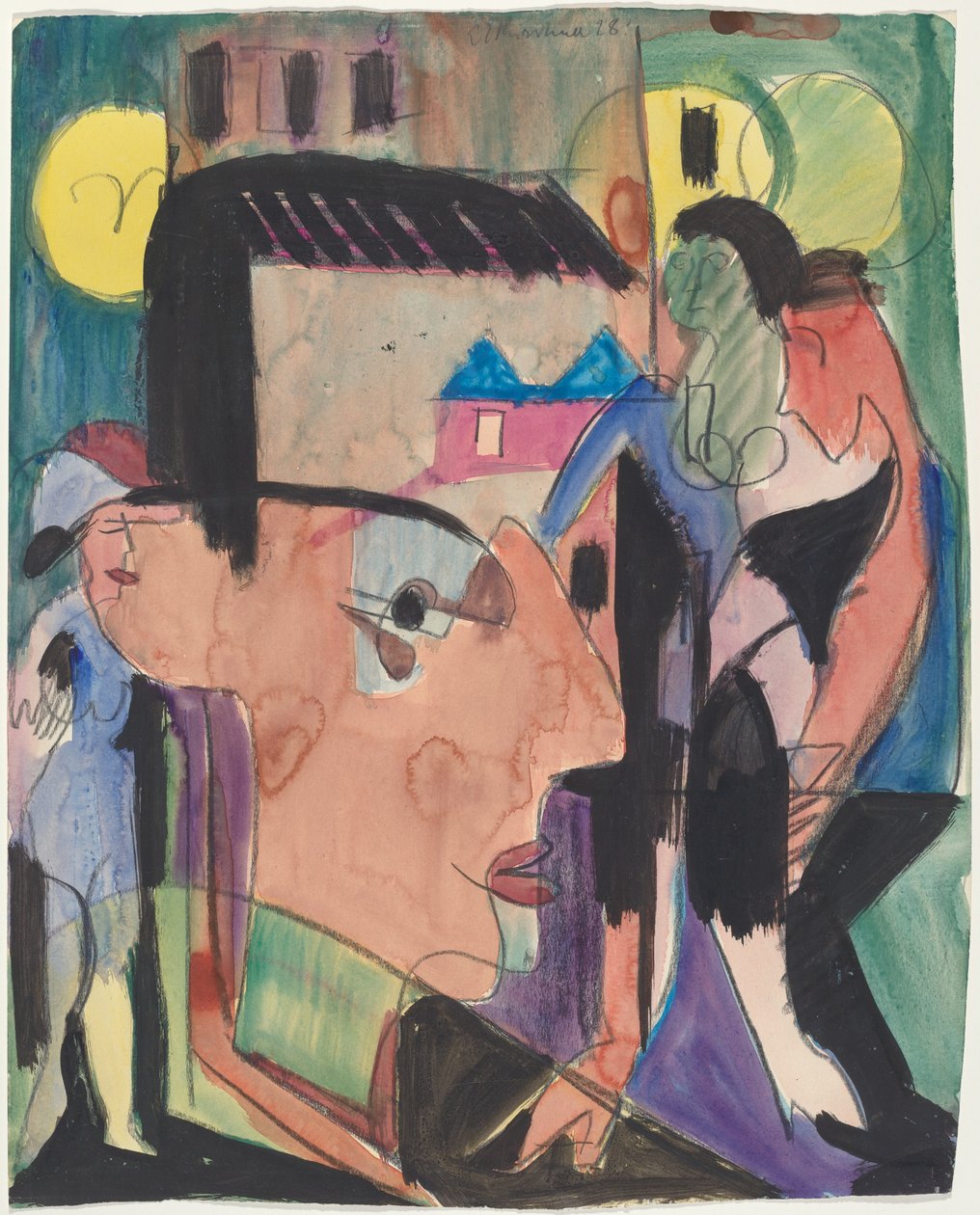 Självporträtt av Ernst Ludwig Kirchner