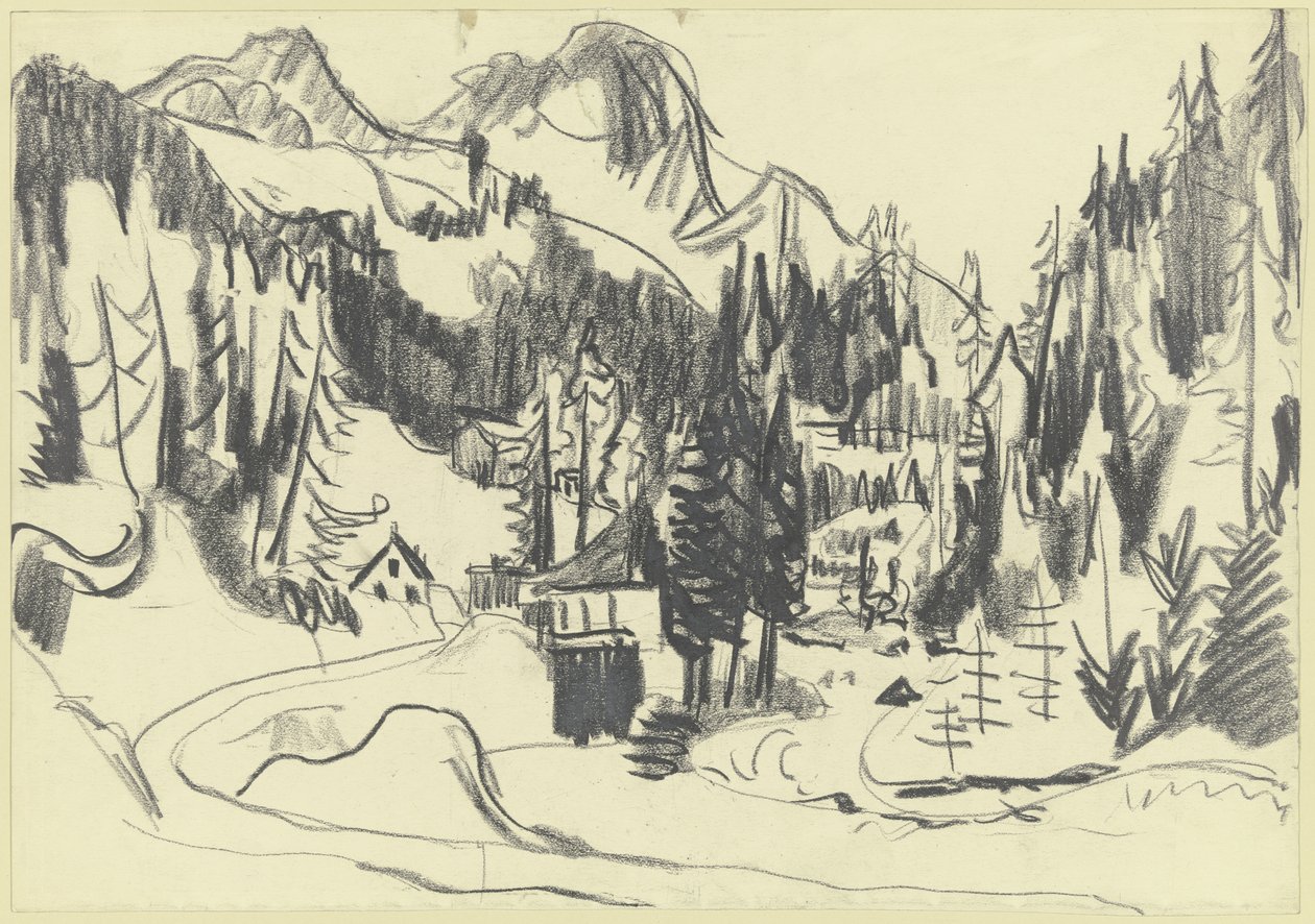 Sertigtal av Ernst Ludwig Kirchner