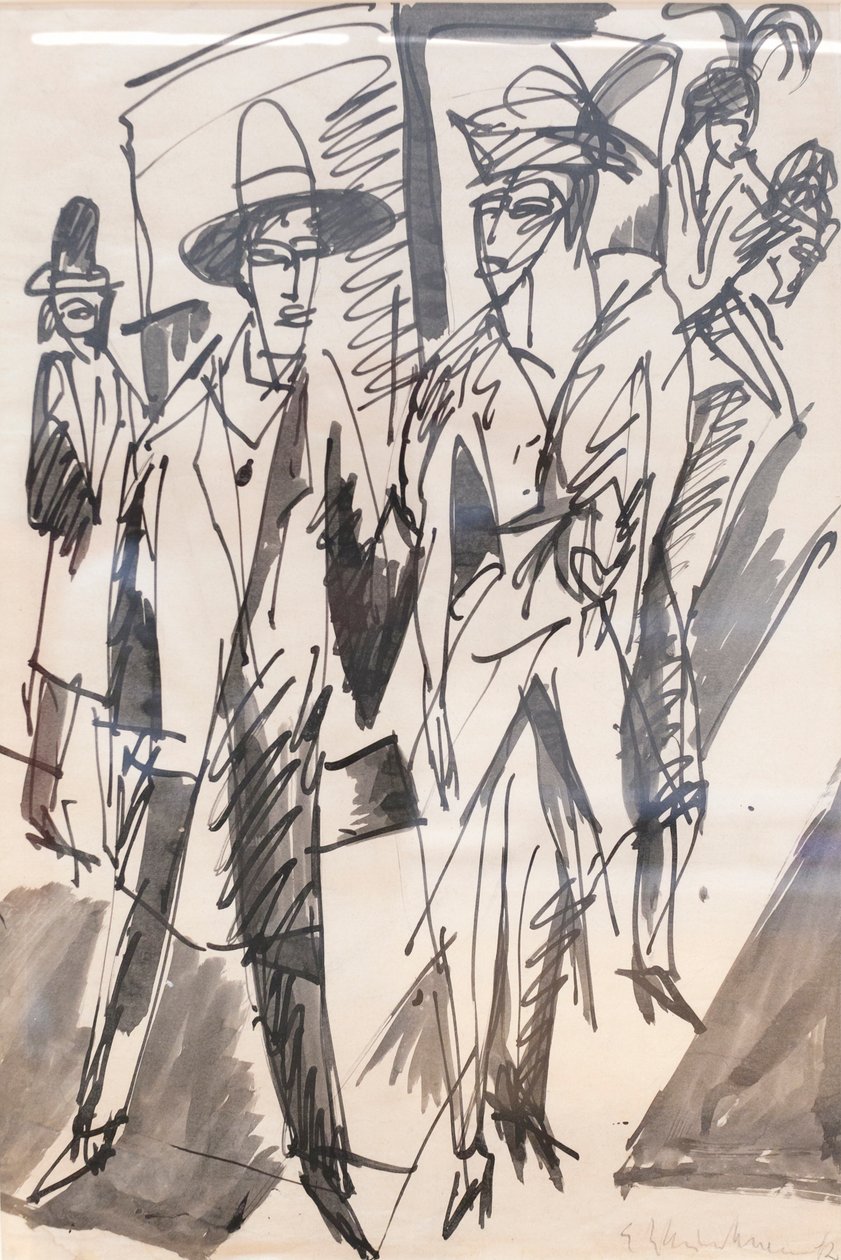 Stjärnor på vägen av Ernst Ludwig Kirchner