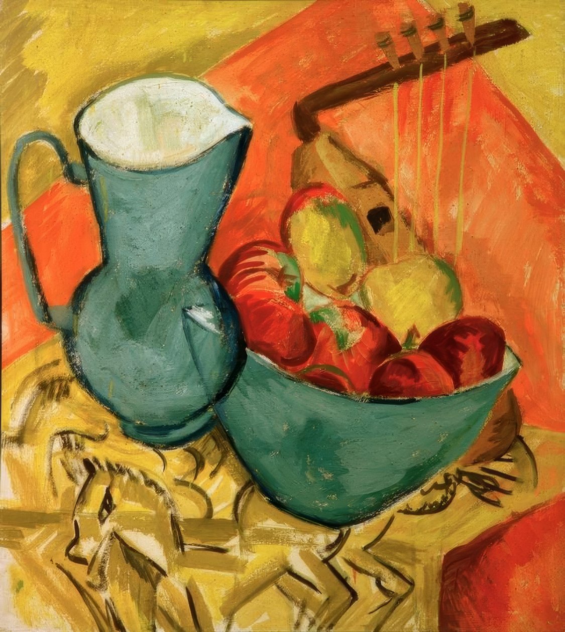 Stilleben med kanna av Ernst Ludwig Kirchner