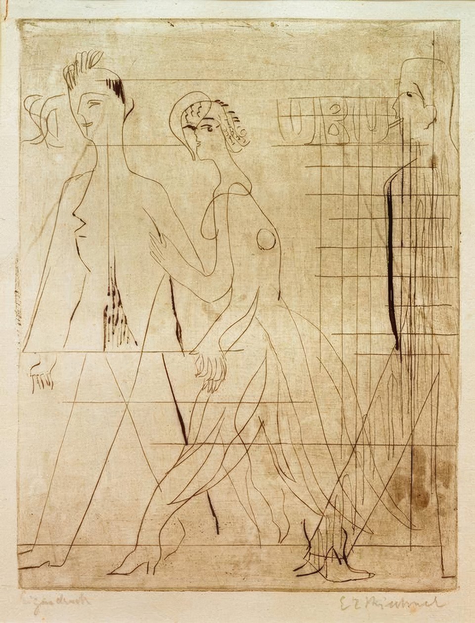 Gatubilden av Ernst Ludwig Kirchner