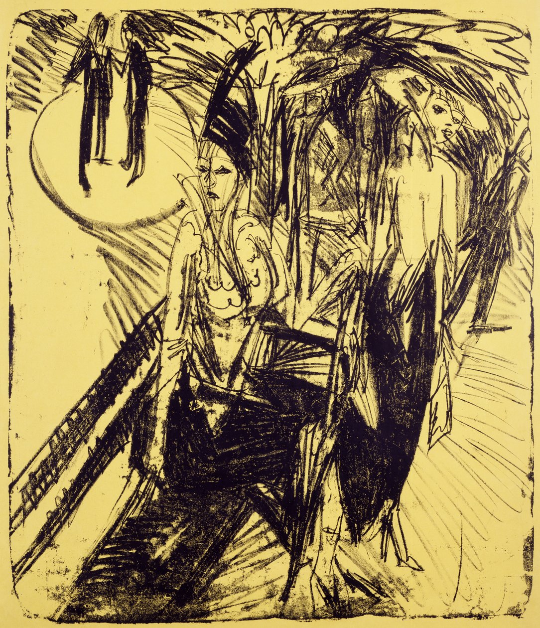 Streetwalkers på Kurfurstendamm av Ernst Ludwig Kirchner
