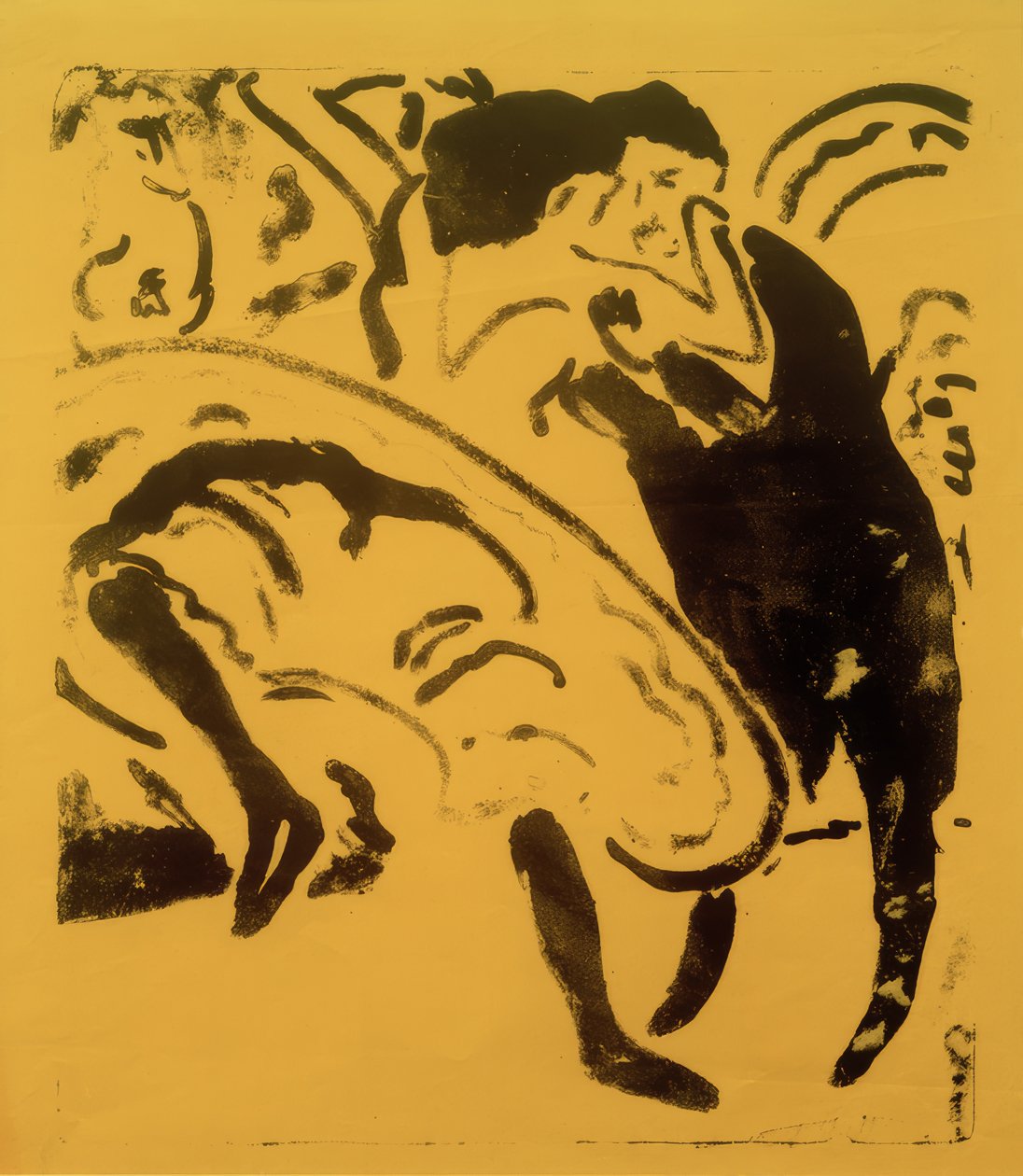 Dansande par av Ernst Ludwig Kirchner