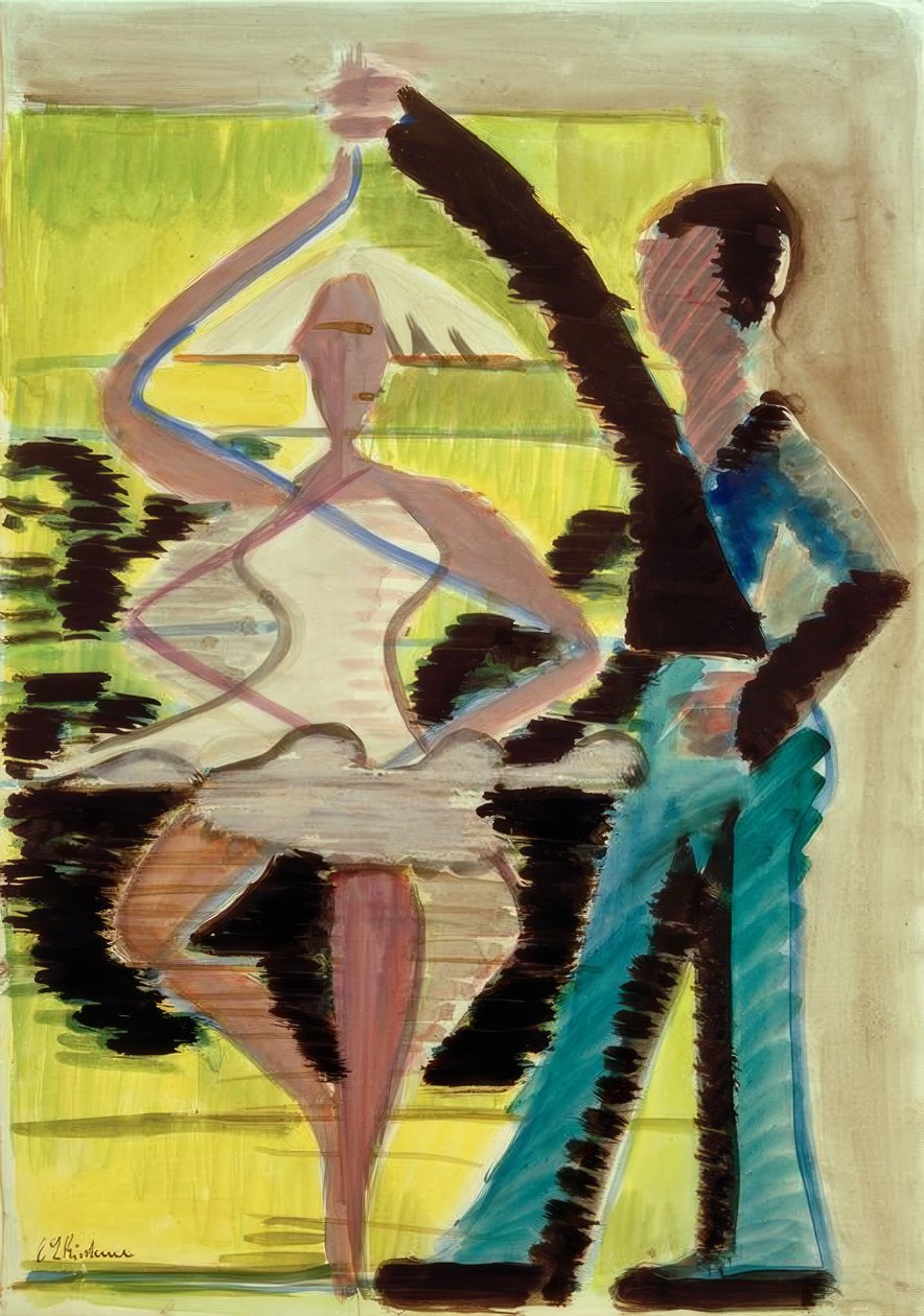Dansande par av Ernst Ludwig Kirchner