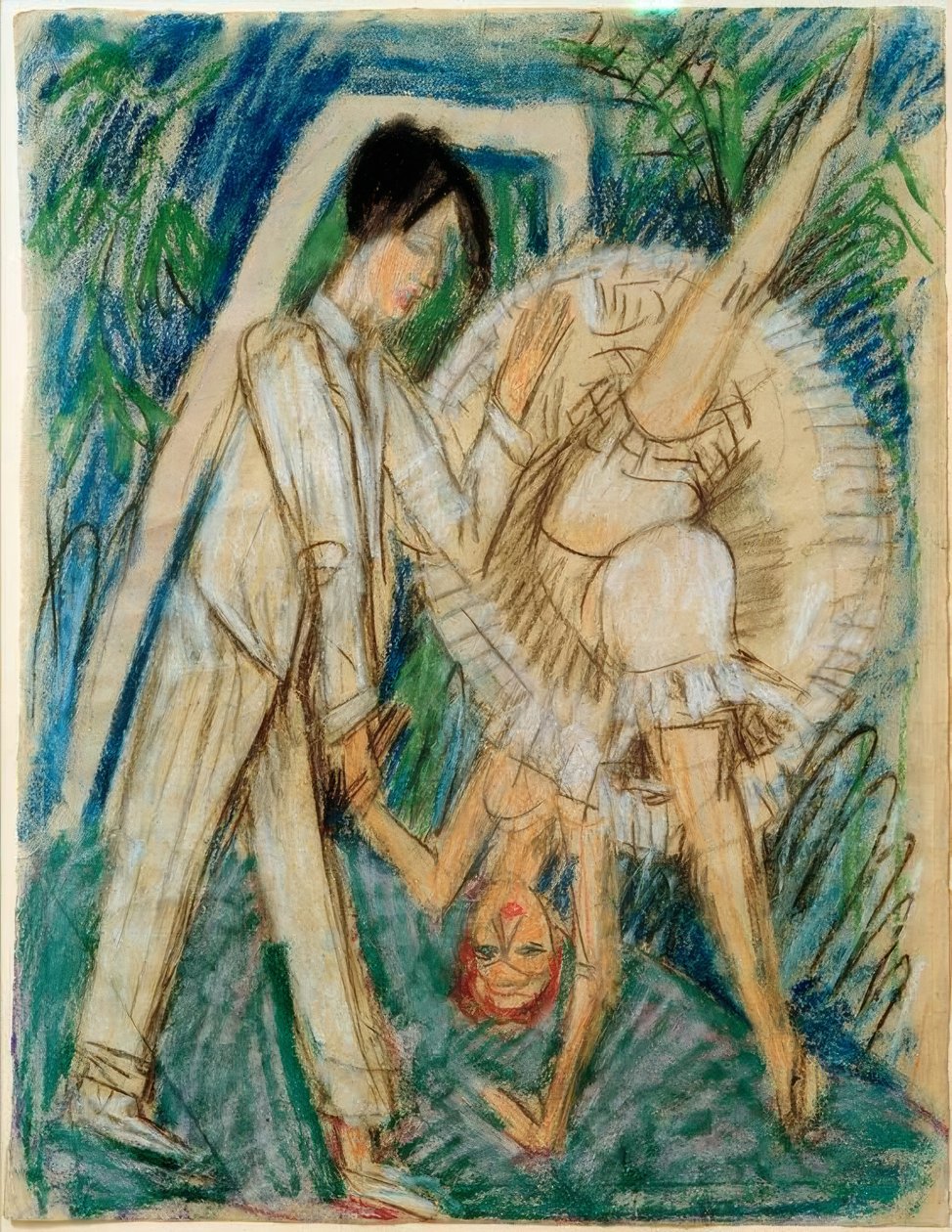Dansande par av Ernst Ludwig Kirchner