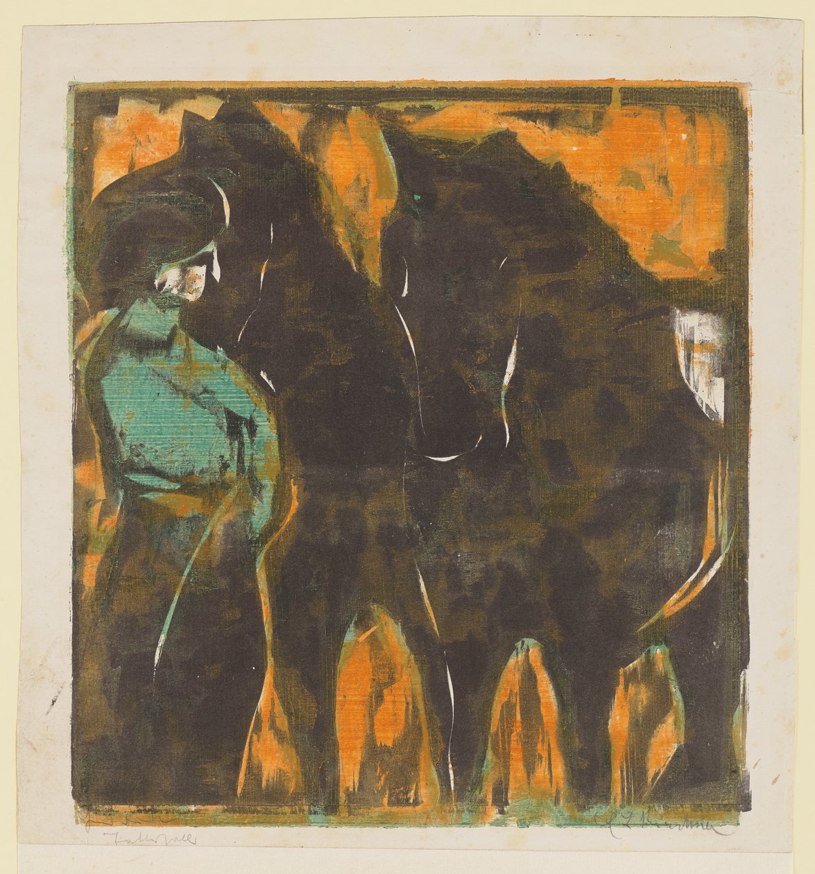 Tattersall av Ernst Ludwig Kirchner