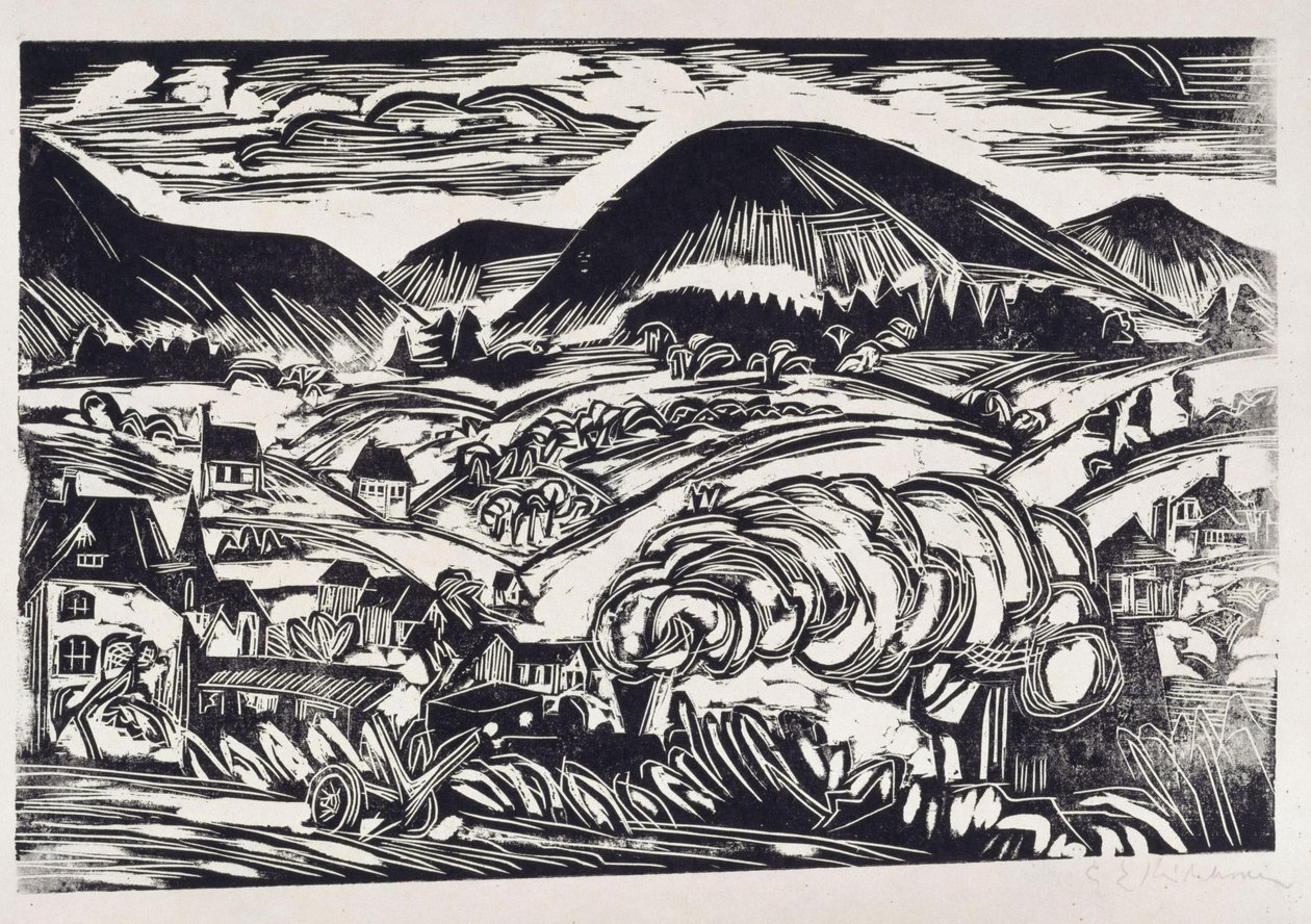Taunuslandskap av Ernst Ludwig Kirchner