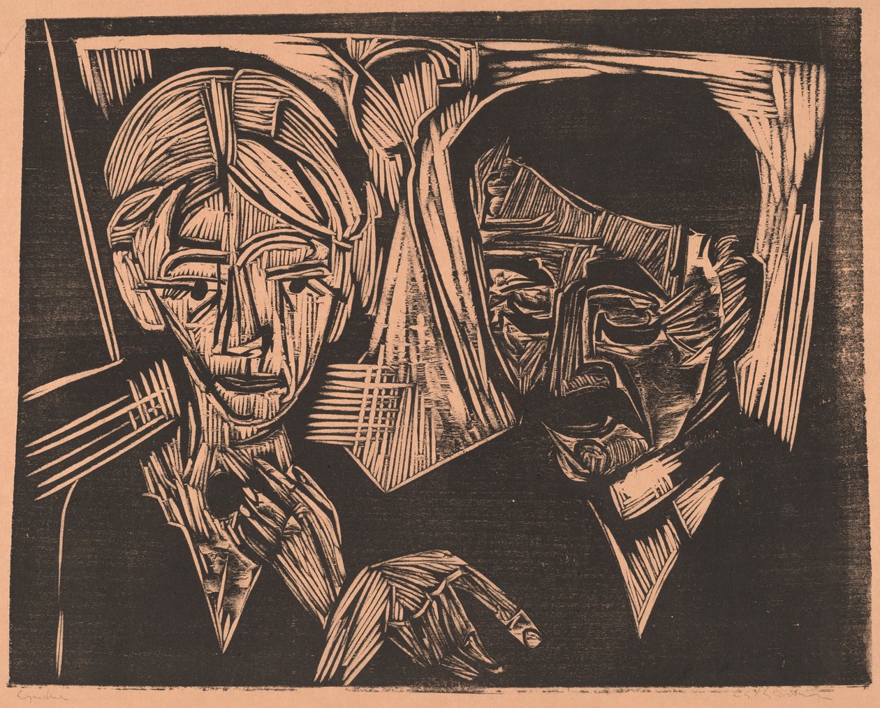 Det gifta paret Müller av Ernst Ludwig Kirchner