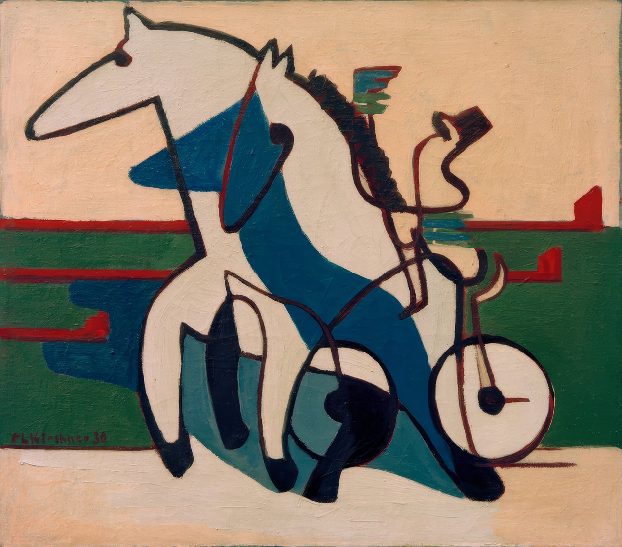 Team av travare av Ernst Ludwig Kirchner