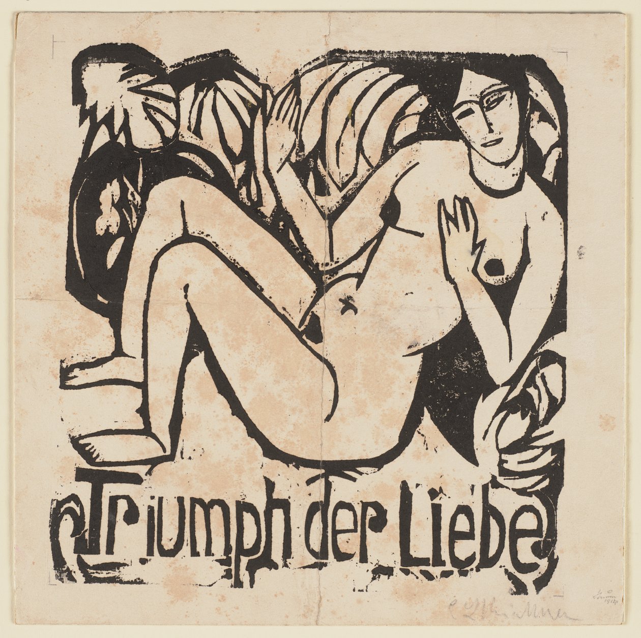 Kärlekens triumf av Ernst Ludwig Kirchner