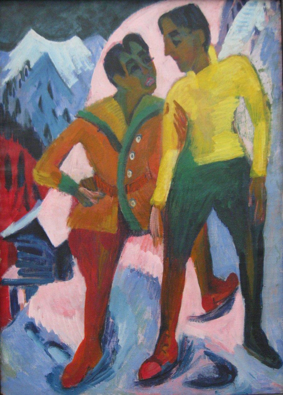 Två bröder av Ernst Ludwig Kirchner