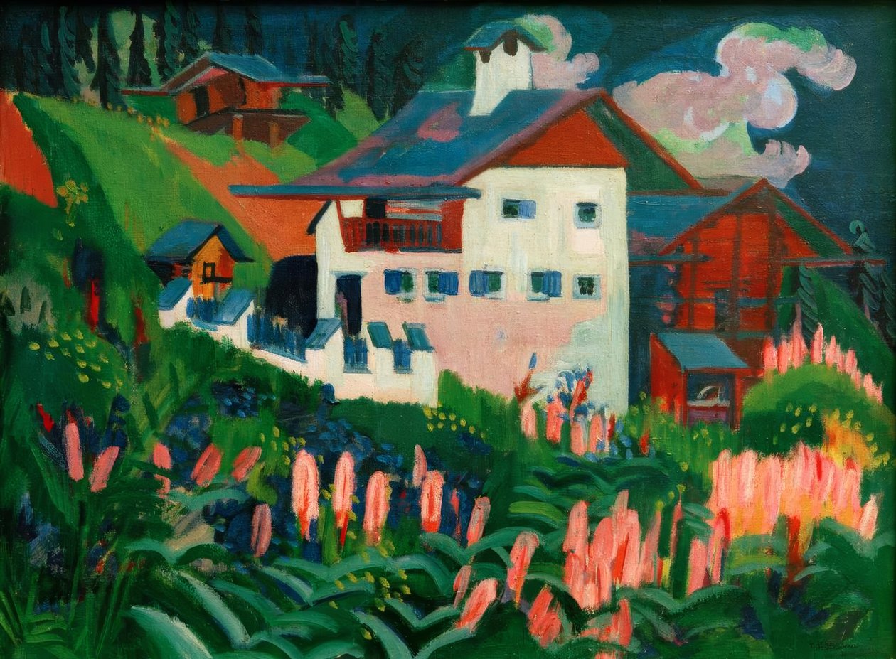 Vårt hus. Vårt hus på ängarna av Ernst Ludwig Kirchner