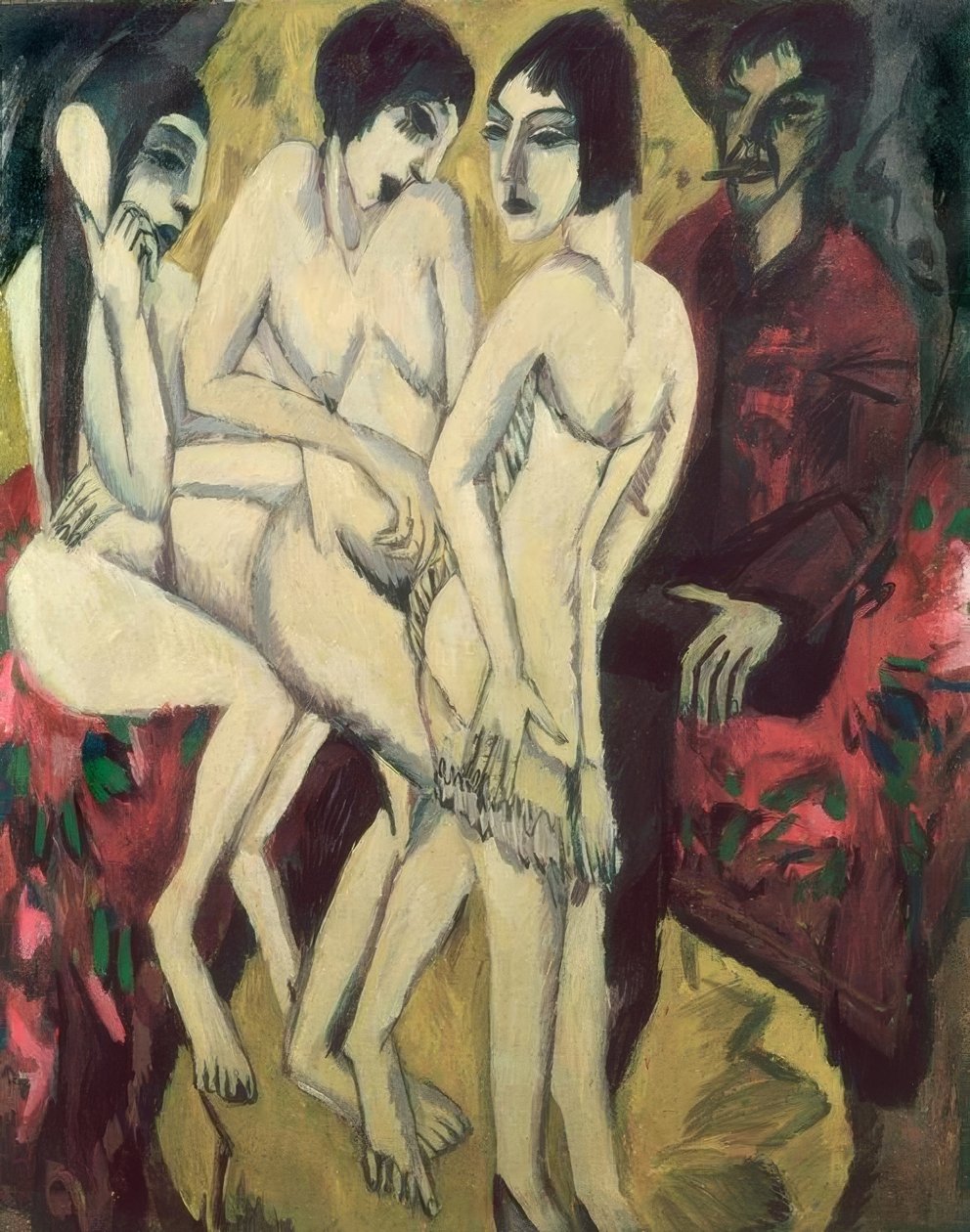 Paris dom av Ernst Ludwig Kirchner
