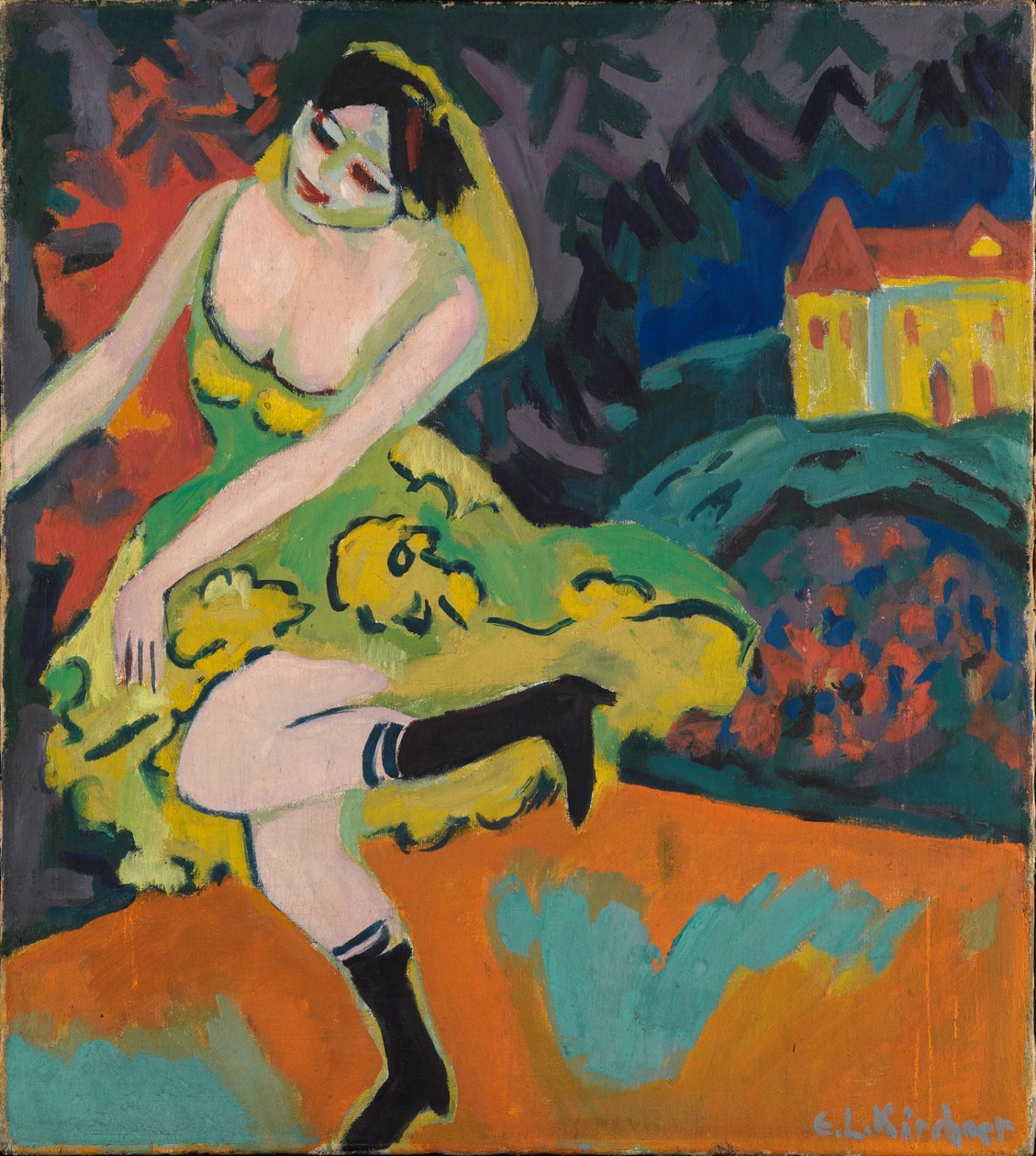 Varietéartist av Ernst Ludwig Kirchner