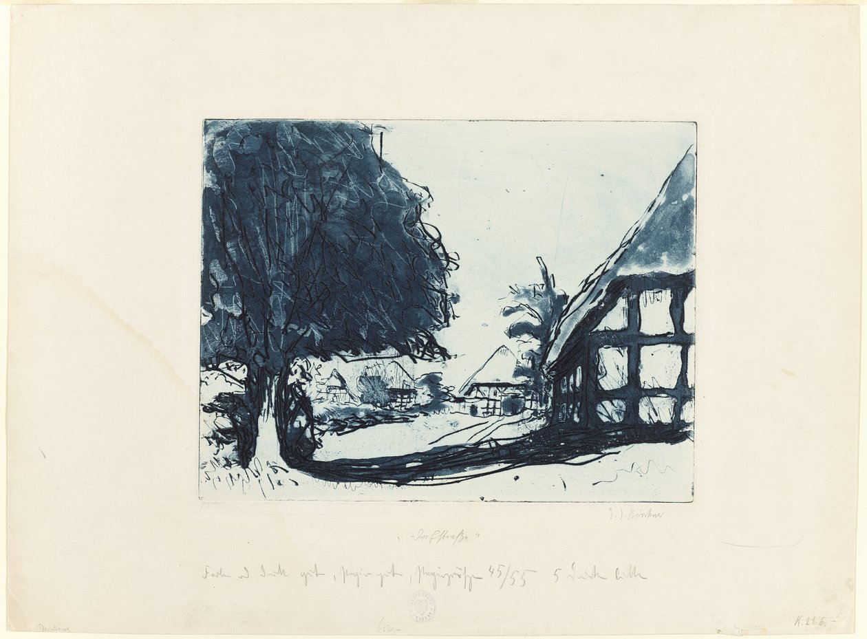 Bygata av Ernst Ludwig Kirchner