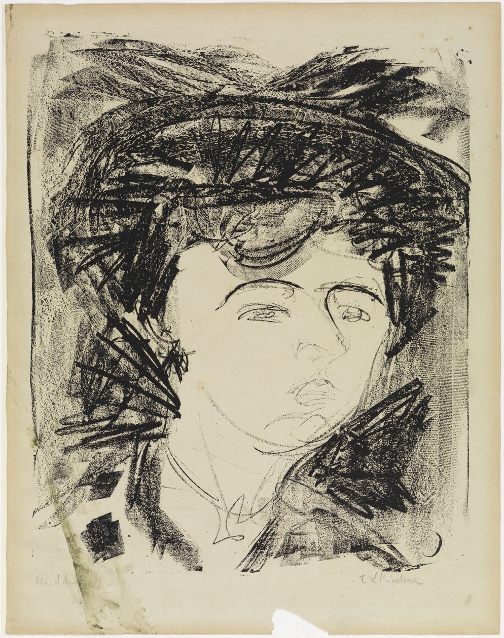 En visionär person av Ernst Ludwig Kirchner