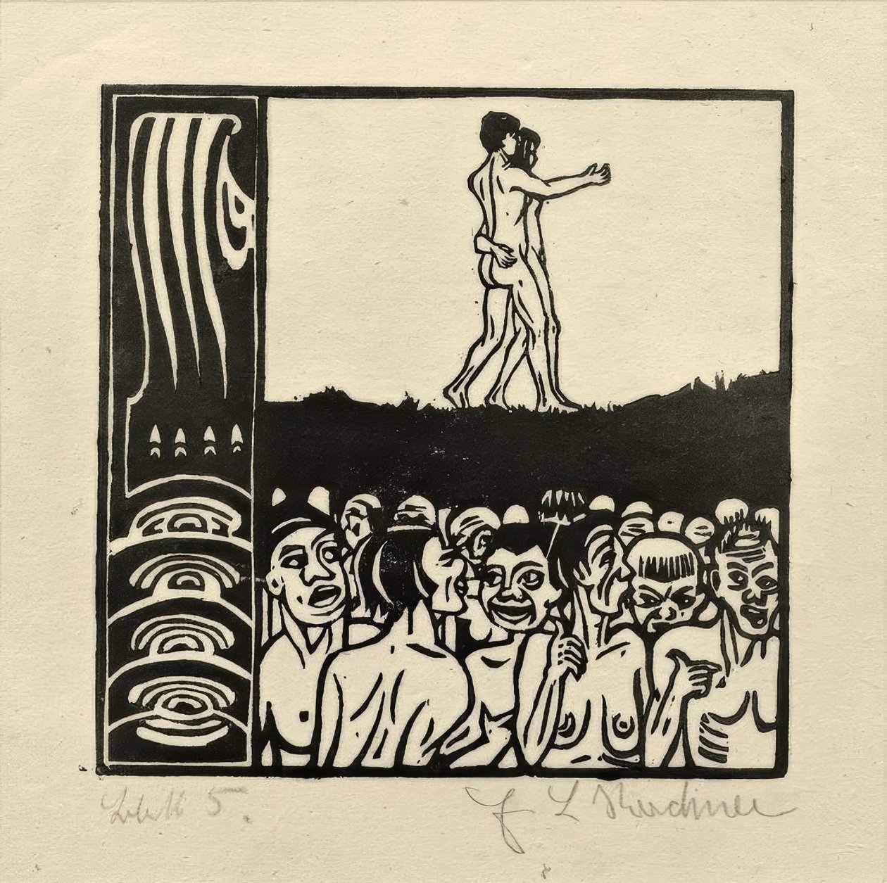 Framför folket av Ernst Ludwig Kirchner