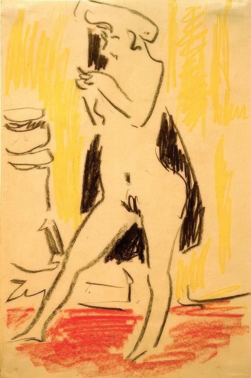 Kvinnlig modell av Ernst Ludwig Kirchner