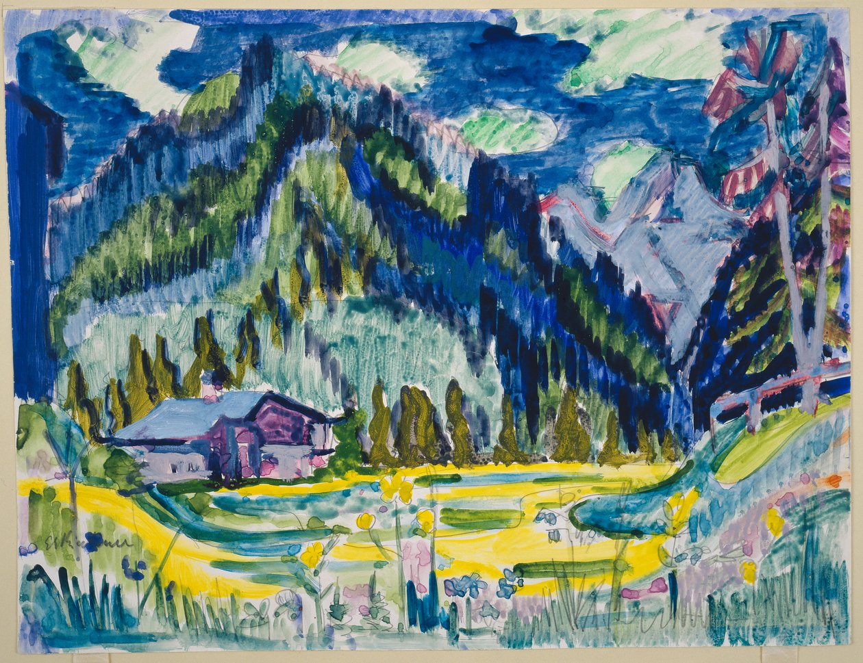 Vild mark av Ernst Ludwig Kirchner
