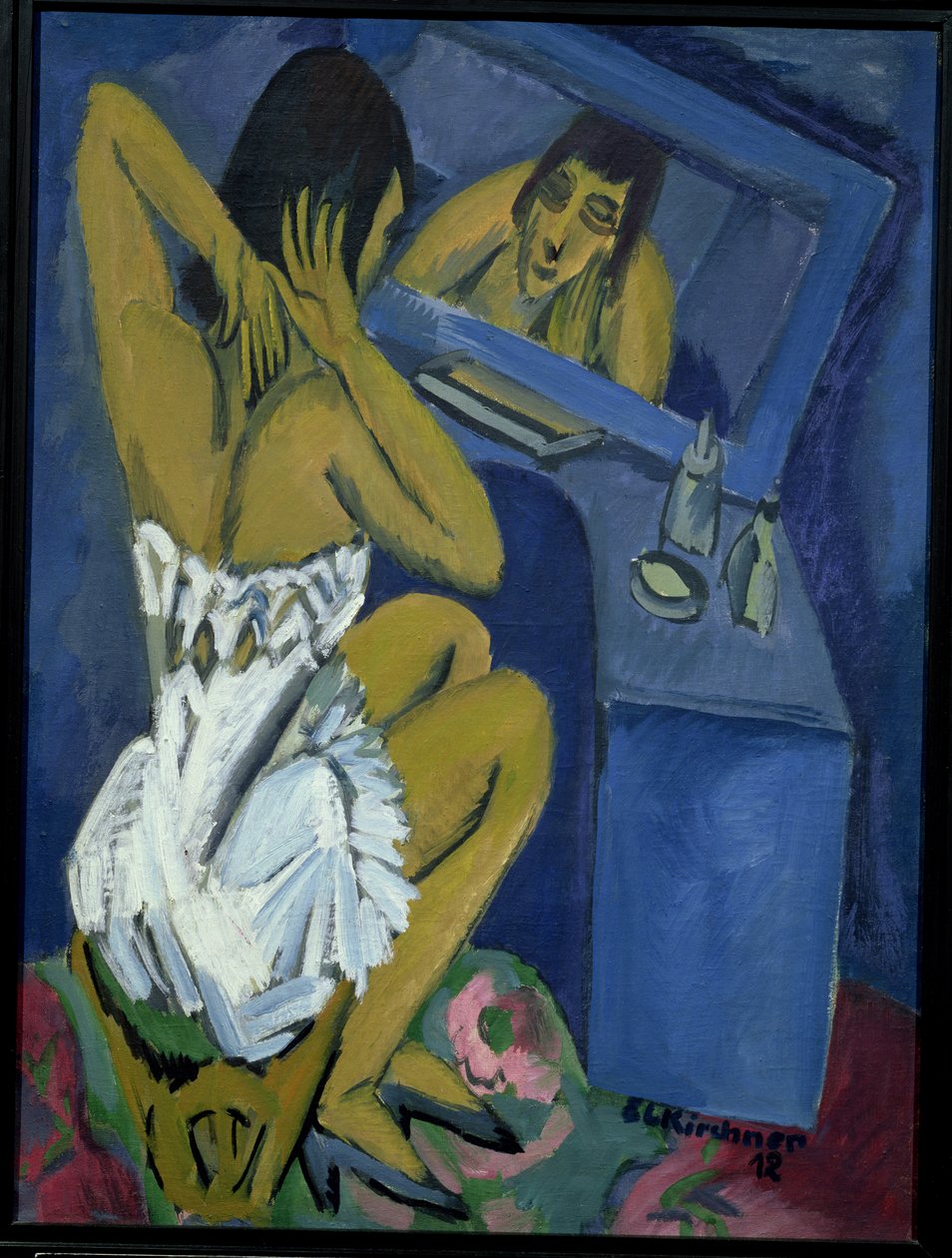 Kvinnan framför spegeln av Ernst Ludwig Kirchner