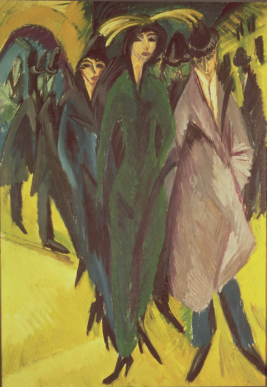 Kvinnor på gatan av Ernst Ludwig Kirchner