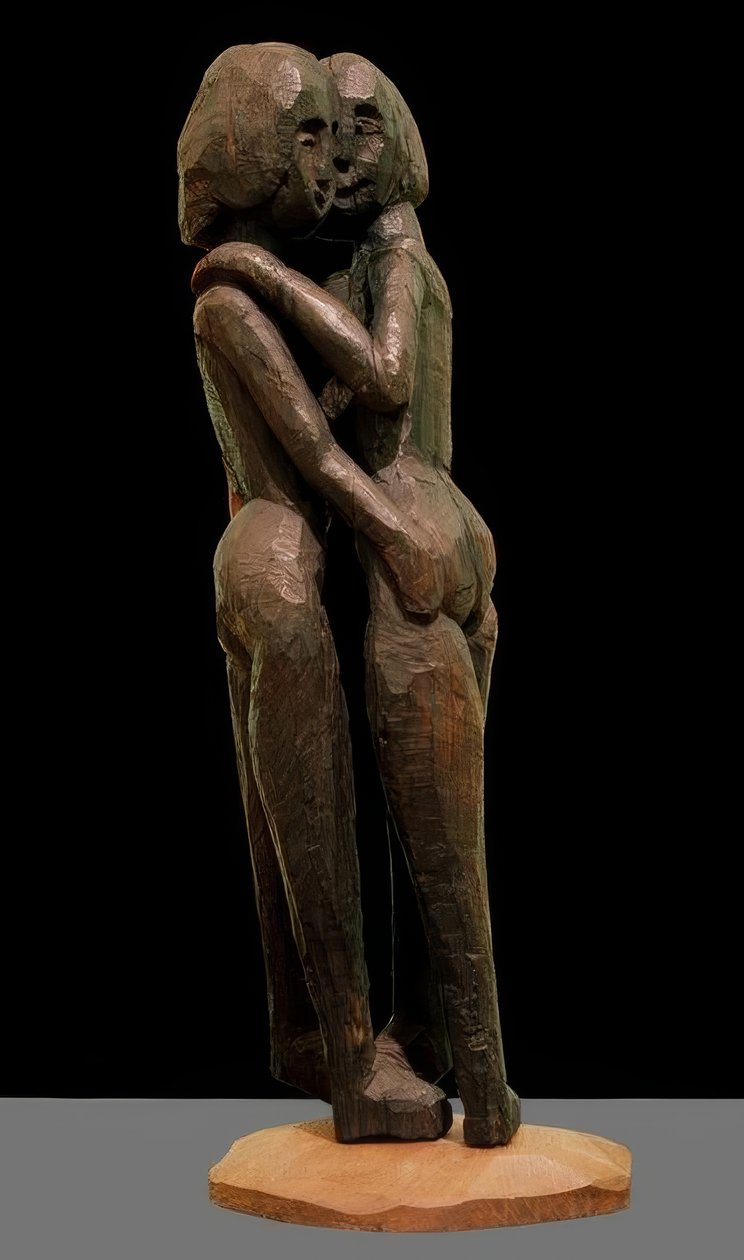 Två vänner av Ernst Ludwig Kirchner