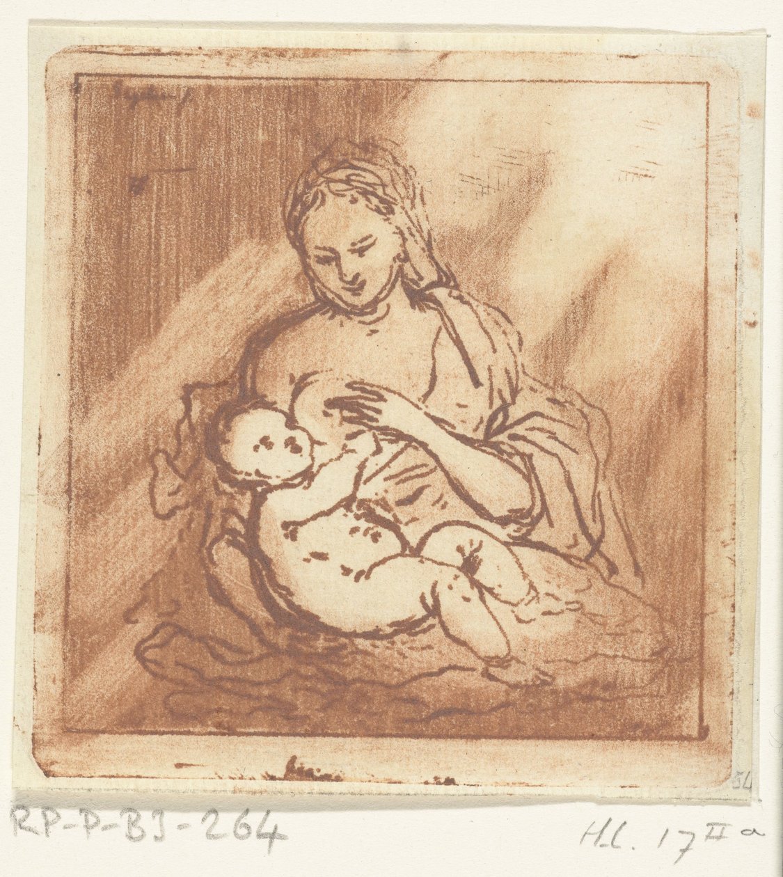 Maria ammar Kristus av Ernst Willem Jan Bagelaar