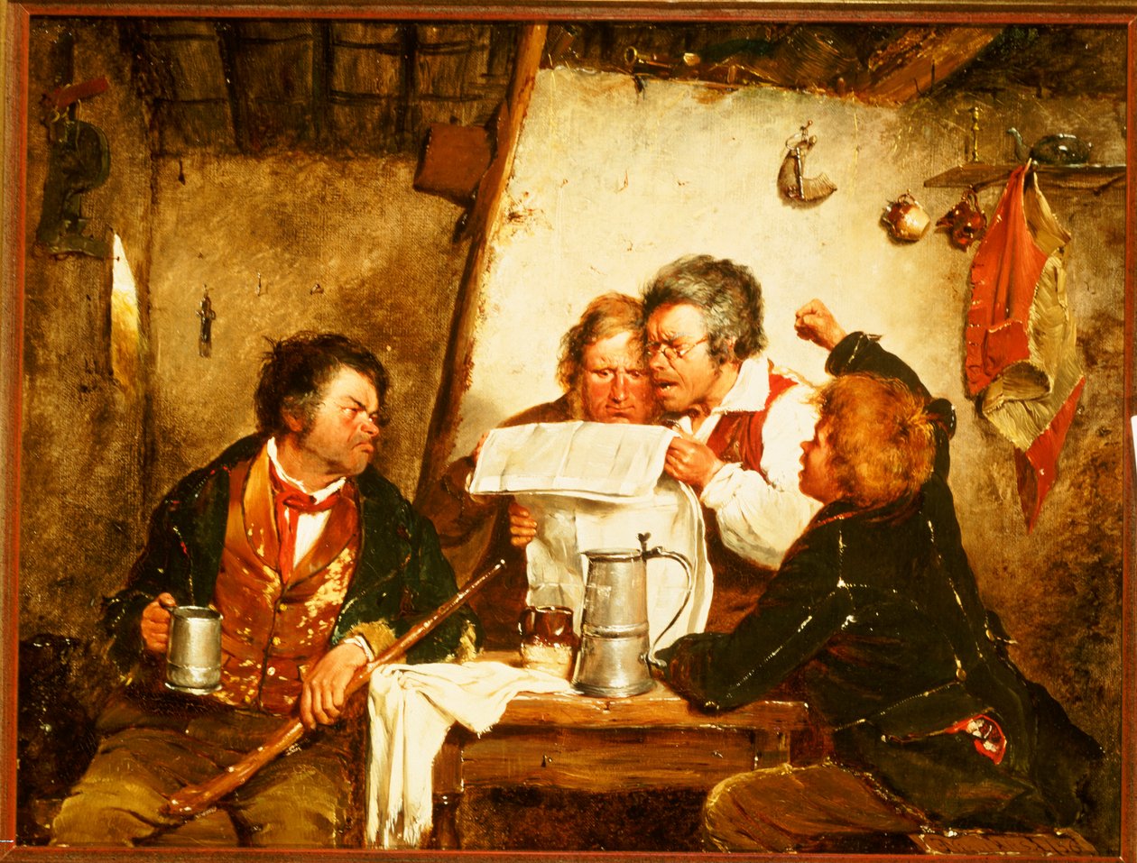 The Ryans and Dwyers, Calumniated Men, 1856 av Erskine Nicol