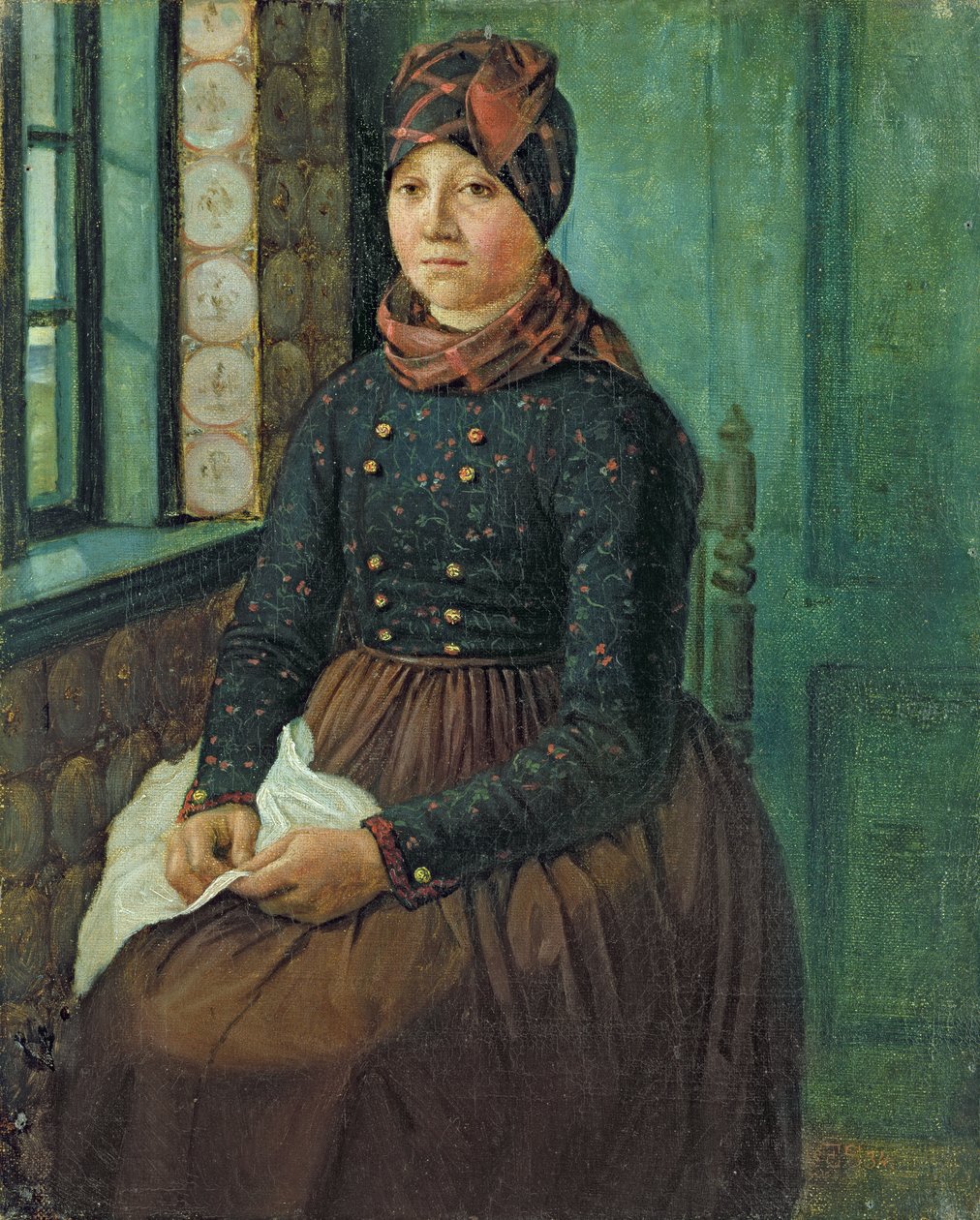 Flicka från Fano, 1834 av Erwin Speckter