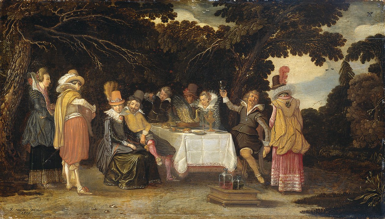 The fête champêtre av Esaias van de Velde