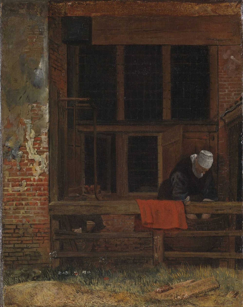 En innergård, ca. 1660 av Esaias Boursse