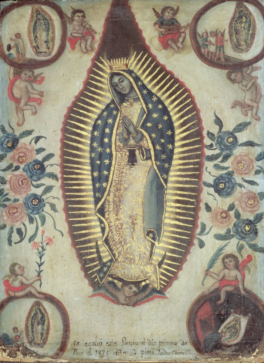 Jungfru av Guadalupe, 1824 av Escamilla Isidro