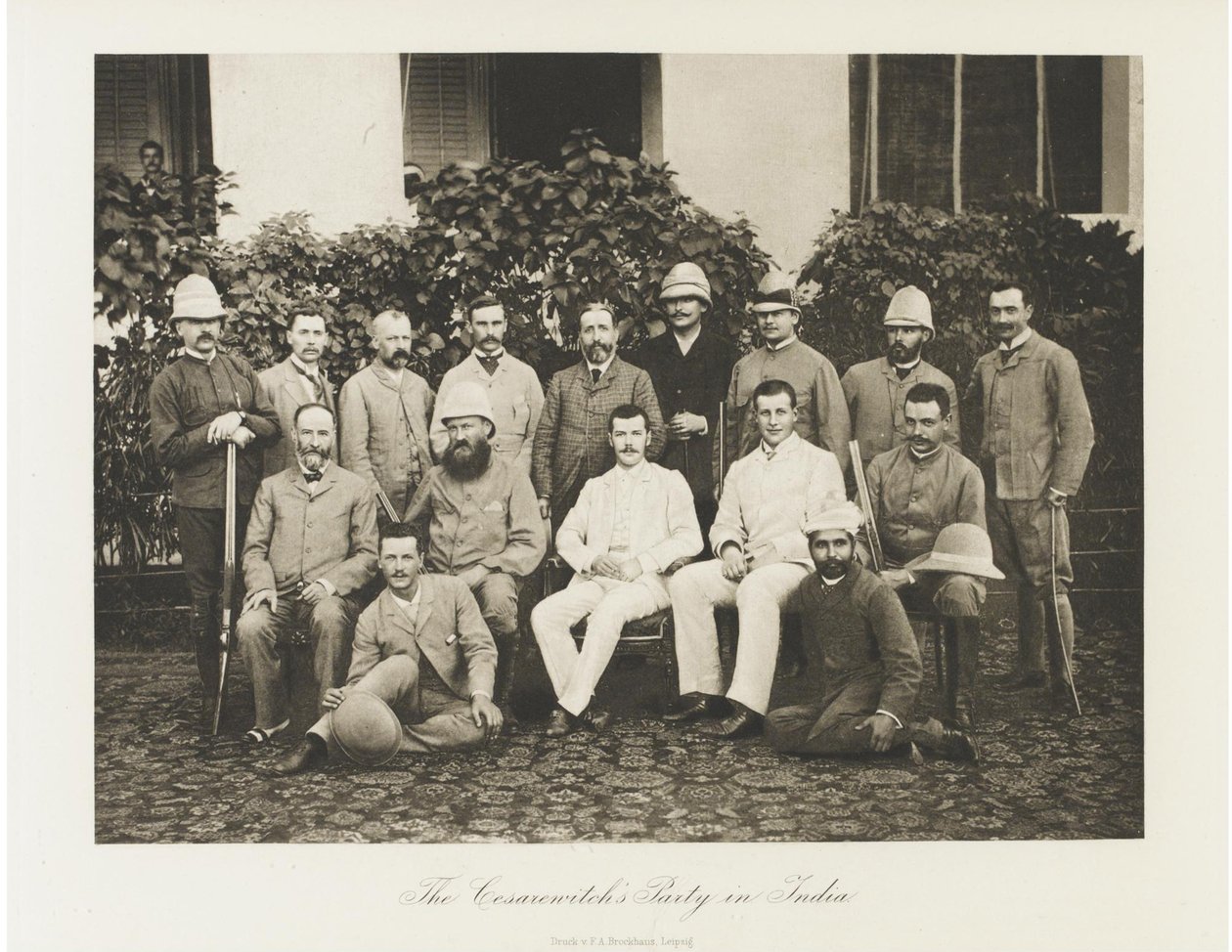 Tsarevich Nicholas Alexandrovich från Ryssland besöker Indien, 1891 av Esper Esperovich Ukhtomsky