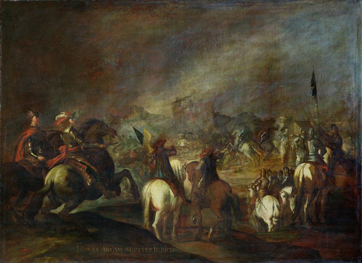 Josua vid Jerikos murar av Esteban March