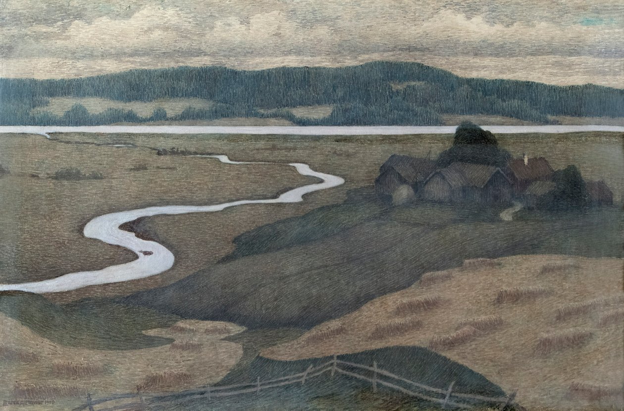 Landskap från Svartådalen av Ester Almqvist