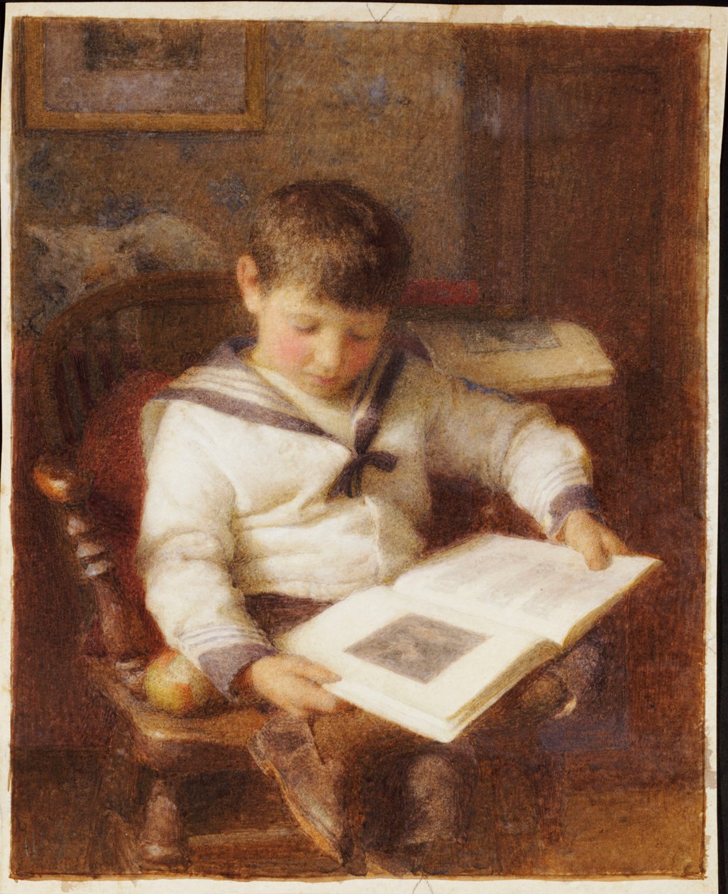 Bilderboken (penna och akvarell på papper) av Esther H. Jones