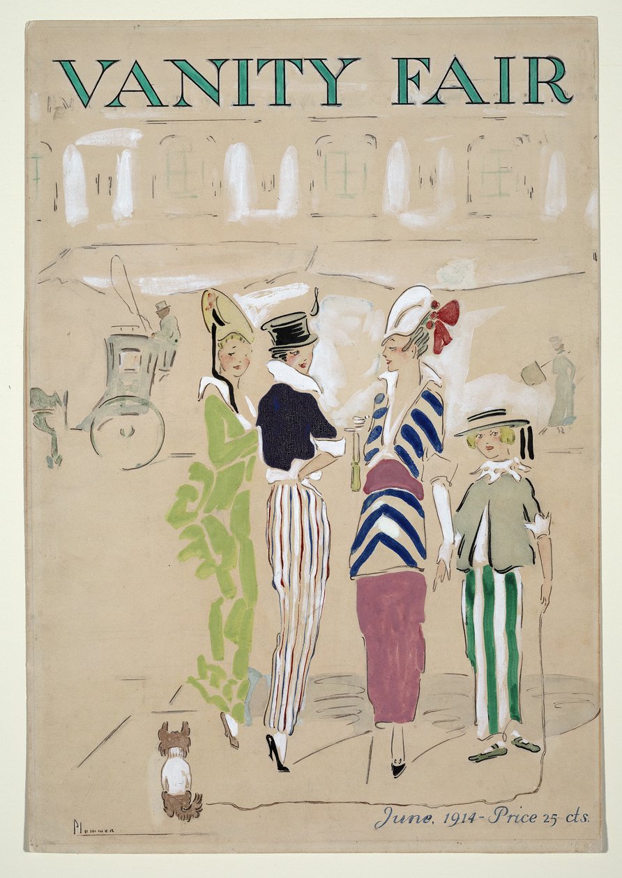 Vanity Fair-omslaget, juni 1914, pub. 1914 av Ethel McClellan Plummer