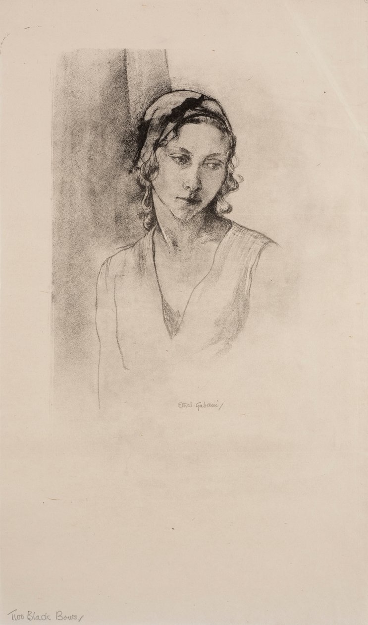 Två svarta rosetter av Ethel Gabain