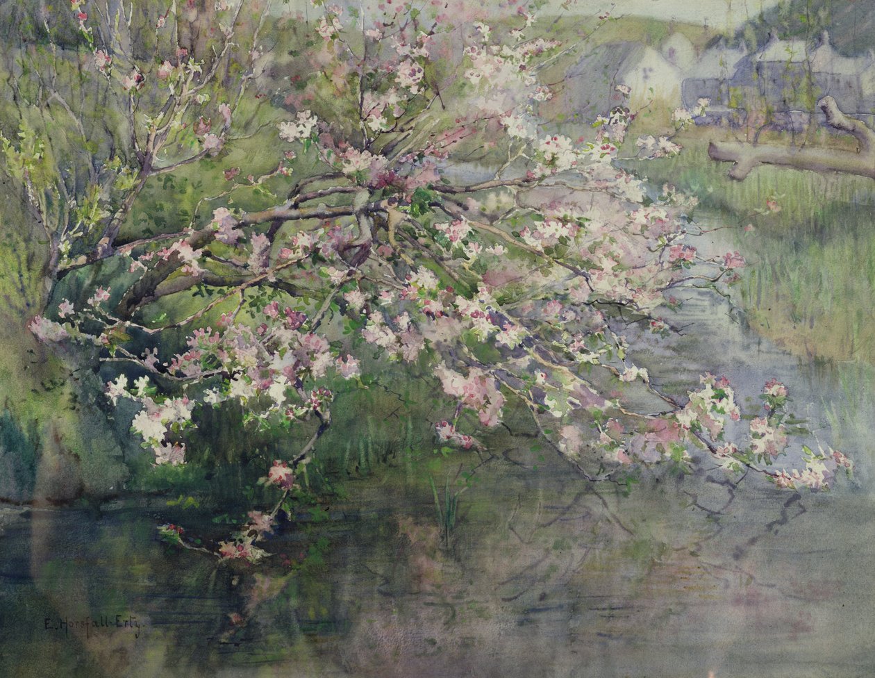Maj blomma vid floden av Ethel Horsfall Ertz