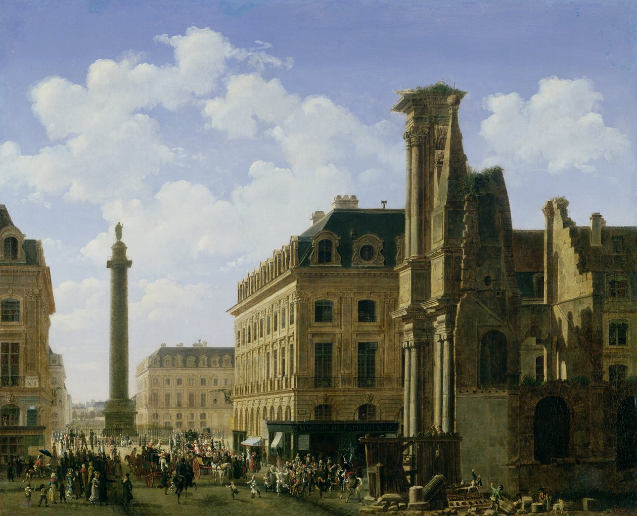 Place Vendome, 1808 av Etienne Bouhot