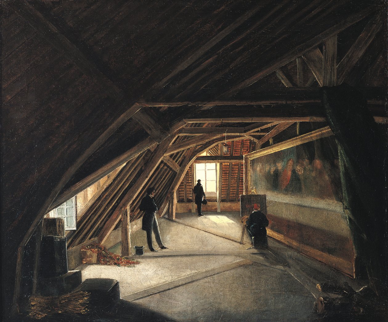 Vinden på ett museum av Etienne Bouhot