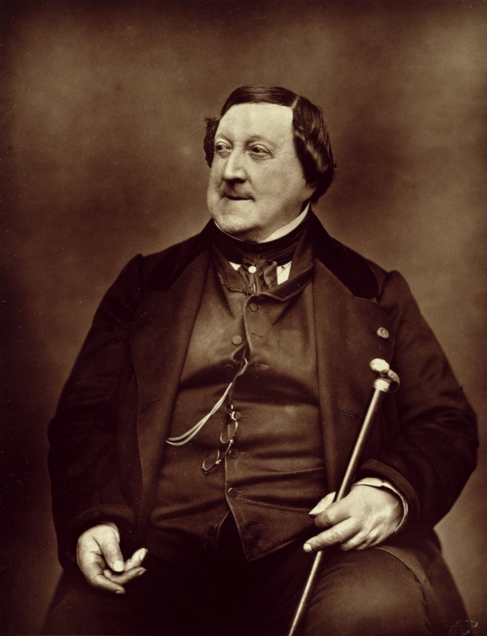 Gioacchino Rossini (1792-1868) från "Galerie Contemporaine", 1877 av Etienne Carjat