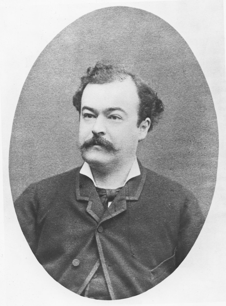 Porträtt av Emile-Jean-Marie Gautier av Etienne Carjat